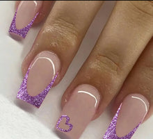 Load image into Gallery viewer, Pretty Nails: Glitter Hearts