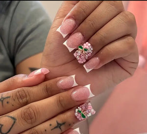 Pretty Nails: Cherry Lime