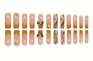 Pretty Nails: Trees and Sun
