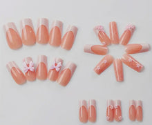 Load image into Gallery viewer, Pretty Nails: Tied Up Garden Long Square