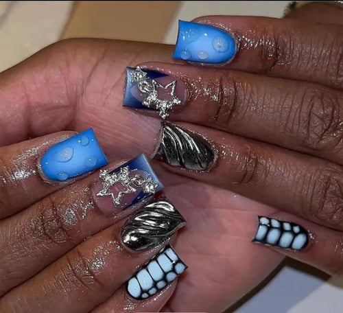 Pretty Nails: Rain